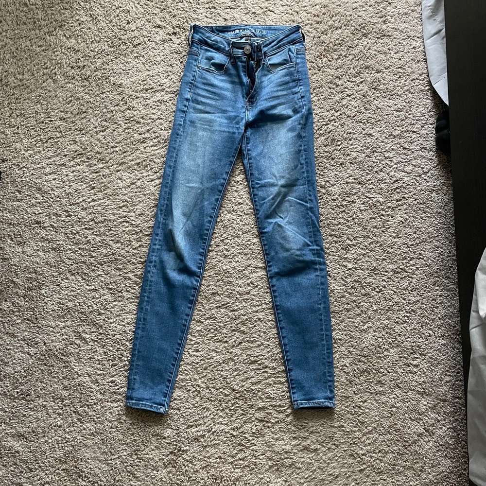 High rise jeans